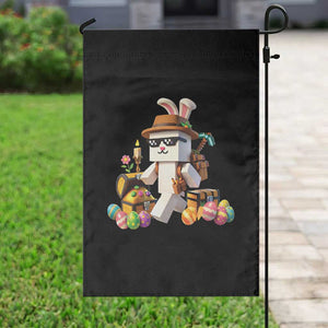 Funny Easter Day Bunny Miner Egg Video Game Garden Flag TS11 Print Your Wear