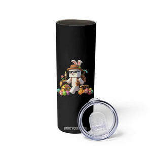 Funny Easter Day Bunny Miner Egg Video Game Skinny Tumbler TS11 Print Your Wear