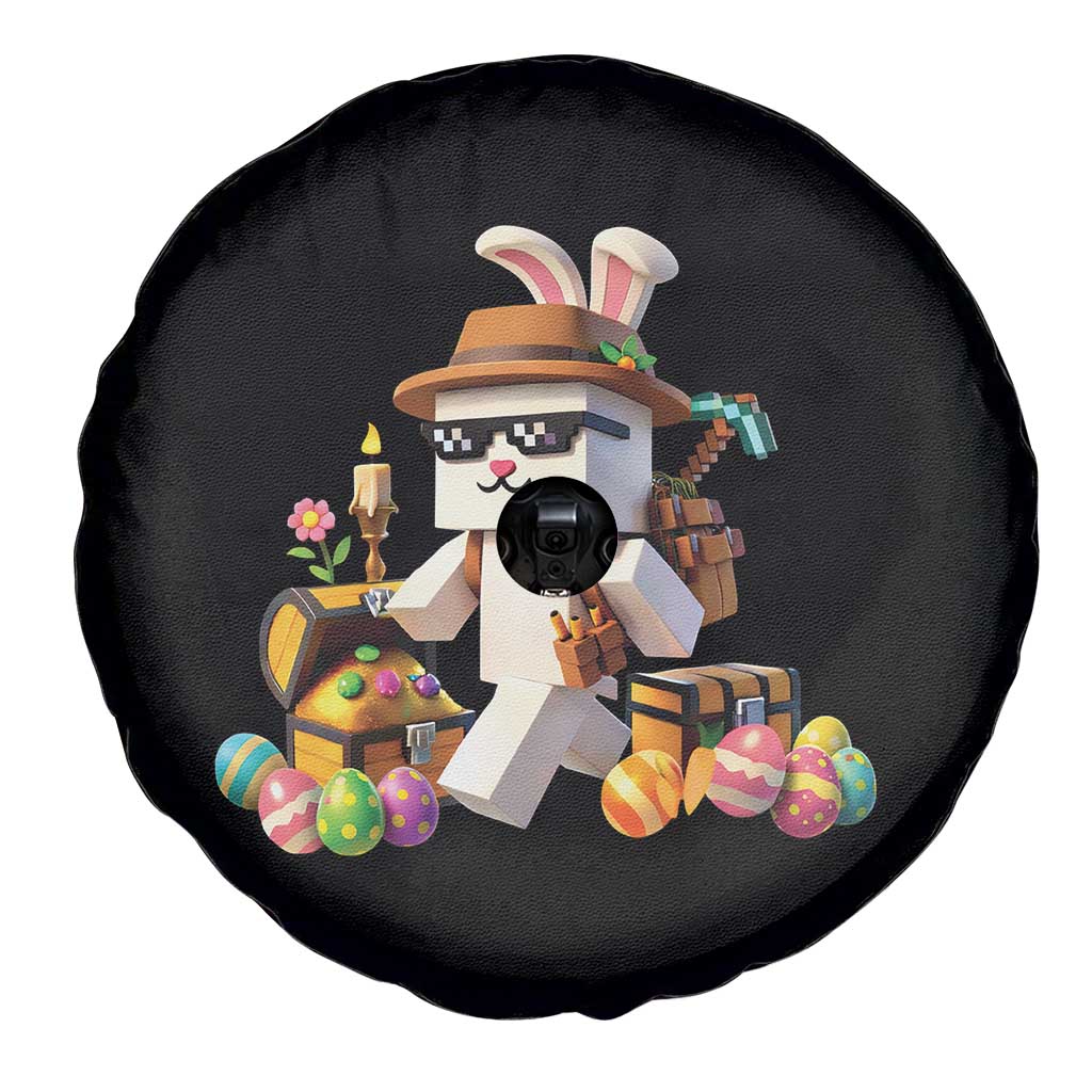 Funny Easter Day Bunny Miner Egg Video Game Spare Tire Cover TS11 Print Your Wear
