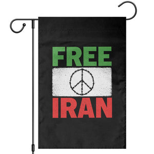 Free Iran Garden Flag Stop War Barbed Wire Peace Sign TS11 Black Print Your Wear