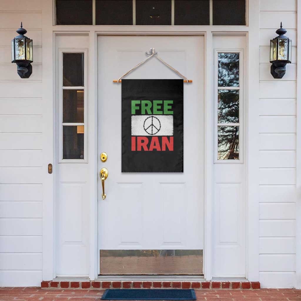 Free Iran Garden Flag Stop War Barbed Wire Peace Sign TS11 Print Your Wear