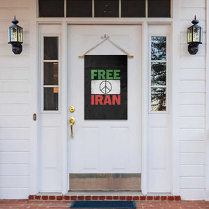 Free Iran Garden Flag Stop War Barbed Wire Peace Sign TS11 Print Your Wear