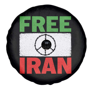 Free Iran Spare Tire Cover Stop War Barbed Wire Peace Sign TS11 Print Your Wear