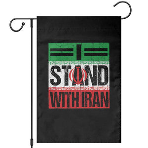 I Stand With Iran Garden Flag Iranian People Freedom Protest TS11 Black Print Your Wear