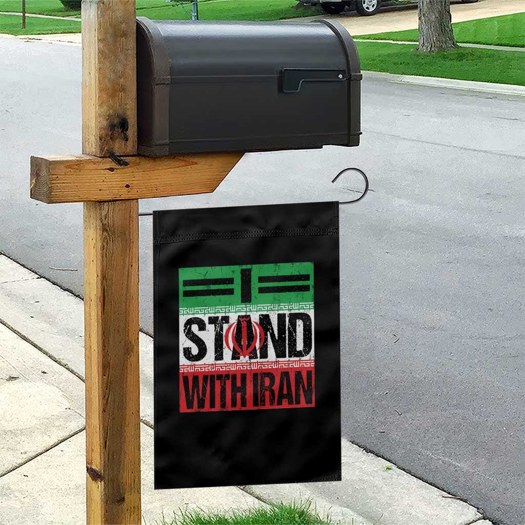 I Stand With Iran Garden Flag Iranian People Freedom Protest TS11 Print Your Wear