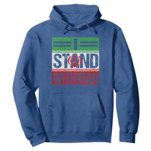 I Stand With Iran Hoodie Iranian People Freedom Protest TS11 Royal Blue Print Your Wear