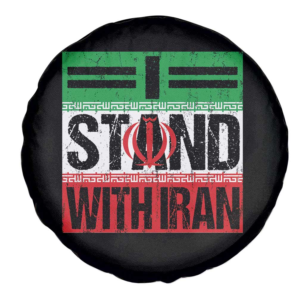 I Stand With Iran Spare Tire Cover Iranian People Freedom Protest TS11 Print Your Wear