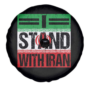 I Stand With Iran Spare Tire Cover Iranian People Freedom Protest TS11 Print Your Wear