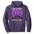 I Am A Proud Military Child Hoodie Military Child Month Purple Camouflage Flag TS11 Purple Print Your Wear