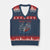 Proud Veteran Of The US Army V-Neck Knit Sweater Vest Vintage American Flag Anchor - Print Your Wear
