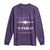 Purple Up For Military Kids Long Sleeve Shirt Vintage American Flag Fights TS11 Purple Print Your Wear