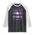 Purple Up For Military Kids Raglan Shirt Vintage American Flag Fights TS11 Black White Print Your Wear
