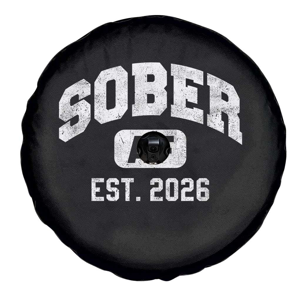 Sober AF 2026 AA Recovery Achiever Sobriety Anniversary Spare Tire Cover TS11 Print Your Wear