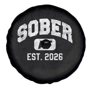 Sober AF 2026 AA Recovery Achiever Sobriety Anniversary Spare Tire Cover TS11 Print Your Wear