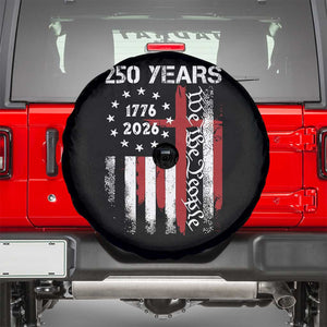 250 Years America Anniversary Christian USA Flag Spare Tire Cover TS11 Black Print Your Wear