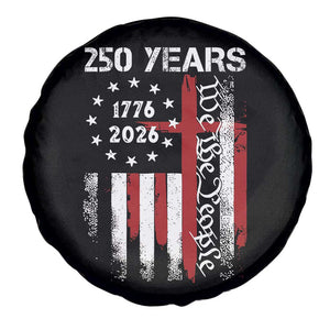 250 Years America Anniversary Christian USA Flag Spare Tire Cover TS11 Print Your Wear