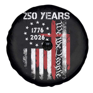 250 Years America Anniversary Christian USA Flag Spare Tire Cover TS11 Print Your Wear