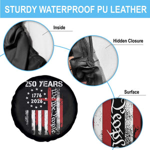 250 Years America Anniversary Christian USA Flag Spare Tire Cover TS11 Print Your Wear