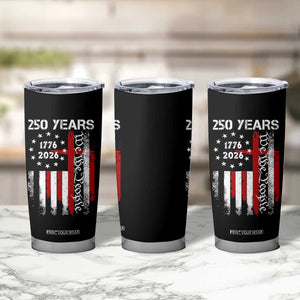 250 Years America Anniversary Christian USA Flag Tumbler Cup TS11 Print Your Wear