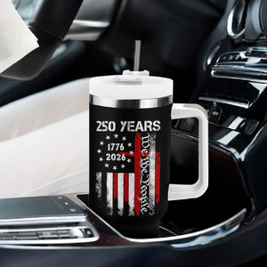 250 Years America Anniversary Christian USA Flag Tumbler With Handle TS11 Print Your Wear
