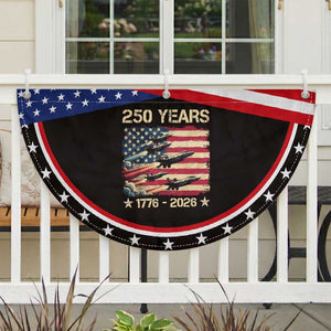 USA 250 Years 1776 2026 Jets Trail American Flag Patriotic Fan Flag