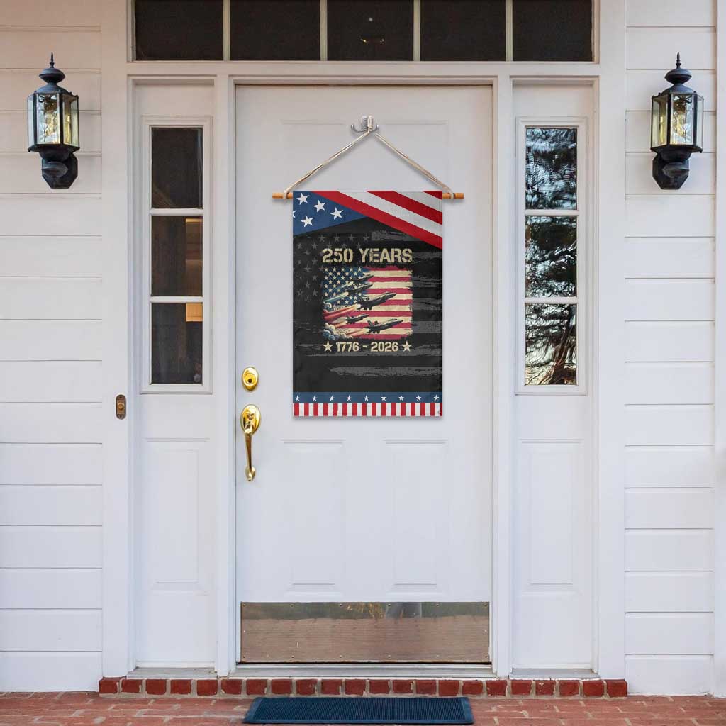 USA 250 Years 1776 2026 Patriotic Jets Trail American Flag Patriotic Garden Flag TS11 Print Your Wear