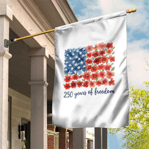 US 250 Years Of Freedom Garden Flag Retro Flower American Flag TS11 Print Your Wear