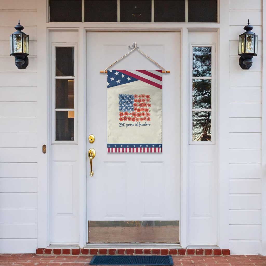 US 250 Years Of Freedom Patriotic Garden Flag Retro Flower American Flag TS11 Print Your Wear