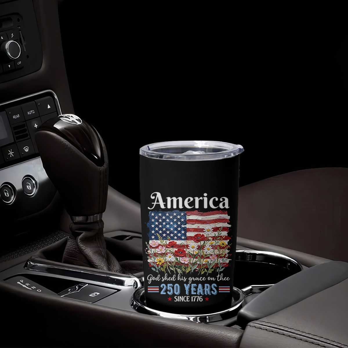 America God Shed His Grace On Thee 250 Years Since 1776 Tumbler Cup TS11 Print Your Wear