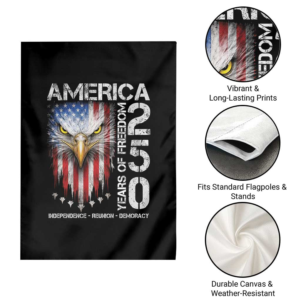 America 250 Years Of Freedom Garden Flag USA Anniversary Bald Eagle Patriotic Jets TS11 Print Your Wear