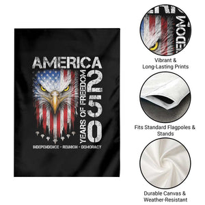 America 250 Years Of Freedom Garden Flag USA Anniversary Bald Eagle Patriotic Jets TS11 Print Your Wear