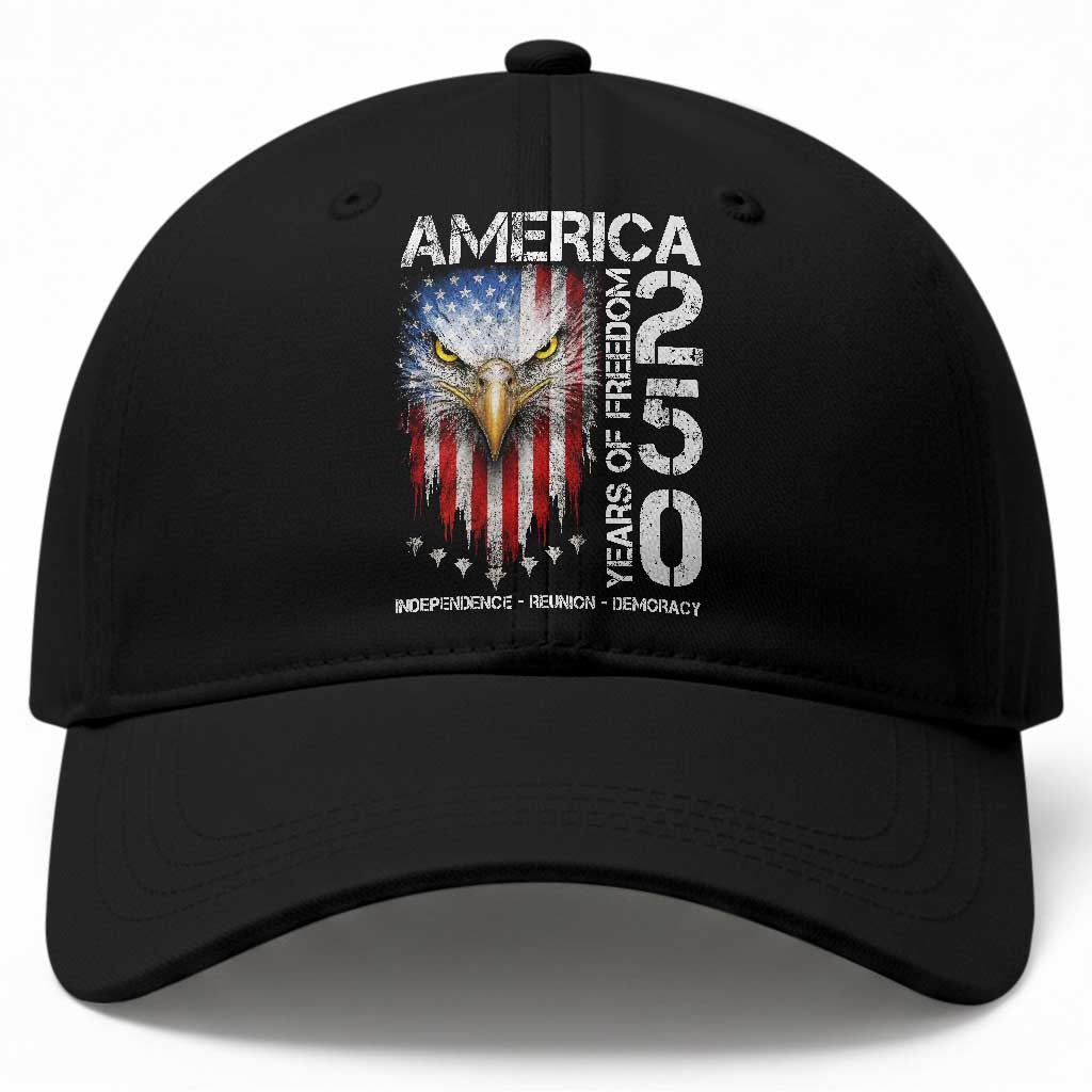 America 250 Years Of Freedom Baseball Cap USA Anniversary Bald Eagle Patriotic Jets TS11 Print Your Wear