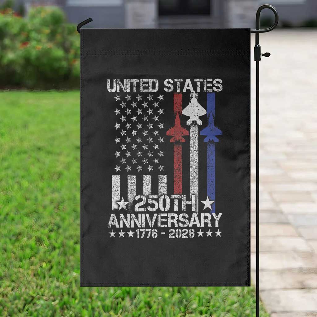 USA 250th Anniversary Garden Flag Vintage American Flag Jets Semiquincentennial TS11 Print Your Wear