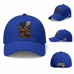 Soar On Wings Like Eagles Christian Baseball Cap Isaiah 40:31 Bible Verse Faith Motorcycle TS11 Baseball Cap Universal Fit Royal Blue Print Your Wear
