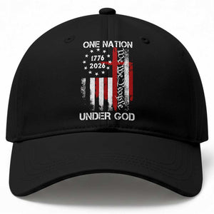 One Nation Under God 250 Years Baseball Cap 250th Anniversary USA TS11 Print Your Wear