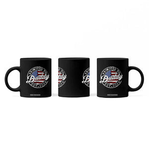 Promoted to Daddy 2026 Coffee Mug New Dad US Flag Fathers Day TS11 Print Your Wear