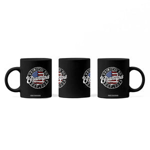 Promoted to Grandpa 2026 Coffee Mug New Grandfather US Flag Fathers Day TS11 Print Your Wear