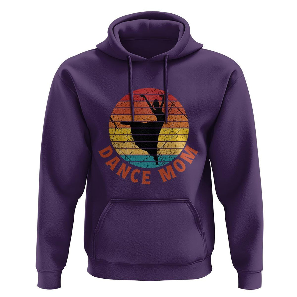 Dance Mom Hoodie Dance Mama Vintage Retro Dancer TS11 Purple Print Your Wear