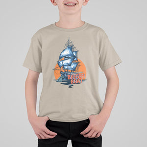 Funny Sailing T Shirt For Kid We're Gonna Need A Bigger Boat Vintage Boating TS11 Sand Print Your Wear