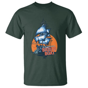 Funny Sailing T Shirt We're Gonna Need A Bigger Boat Vintage Boating TS11 Dark Forest Green Print Your Wear