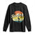 Surfing Lover Long Sleeve Shirt Surfing Vibes Retro Vintage Summer Vacation TS11 Black Print Your Wear