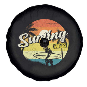 Surfing Lover Spare Tire Cover Surfing Vibes Retro Vintage Summer Vacation TS11 Print Your Wear