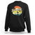 Surfing Lover Sweatshirt Surfing Vibes Retro Vintage Summer Vacation TS11 Black Print Your Wear