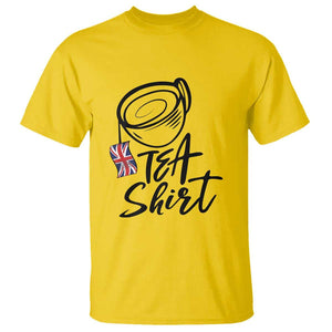 Funny British Tea T Shirt Quote UK Flag TS11 Daisy Print Your Wear