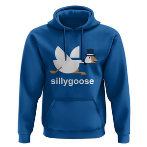 Funny Goose Hoodie Cute Silly Goose Meme Aesthetic Trendy TS11 Royal Blue Print Your Wear