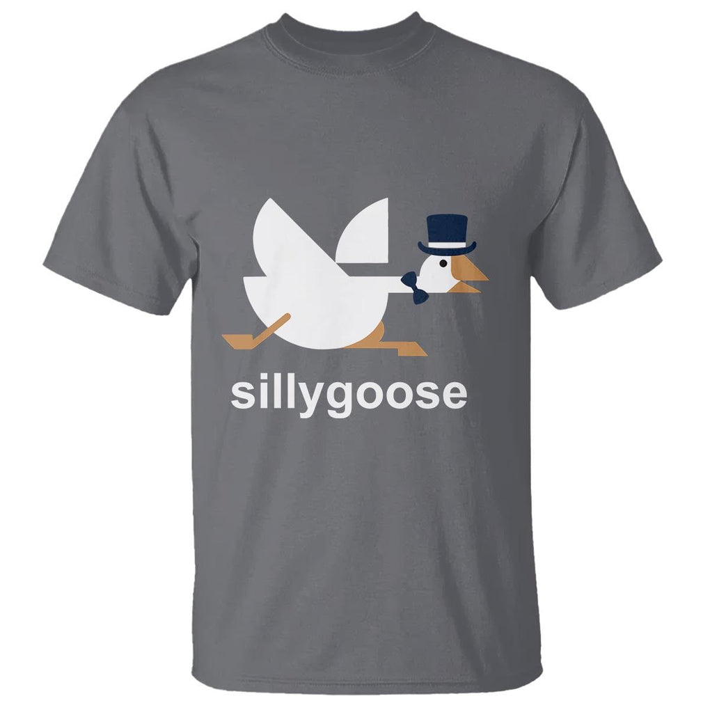 Funny Goose T Shirt Cute Silly Goose Meme Aesthetic Trendy TS11 Charcoal Print Your Wear
