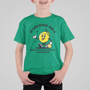 Lemonade Stand Boss T Shirt For Kid If Life Gives You A Lemon Chill Out Relax Have An Open Mind And Sell Lemonade TS11 Irish Green Print Your Wear