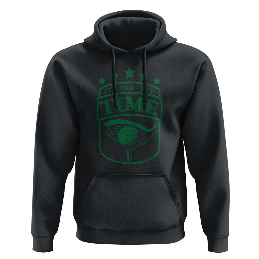 Funny Golf Lover Hoodie Let's Par - Tee Golfing Pun TS11 Black Print Your Wear