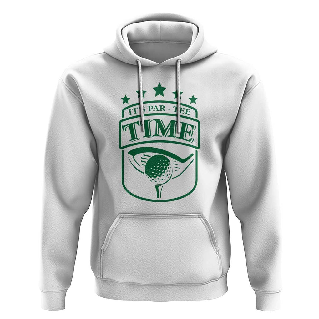 Funny Golf Lover Hoodie Let's Par - Tee Golfing Pun TS11 White Print Your Wear