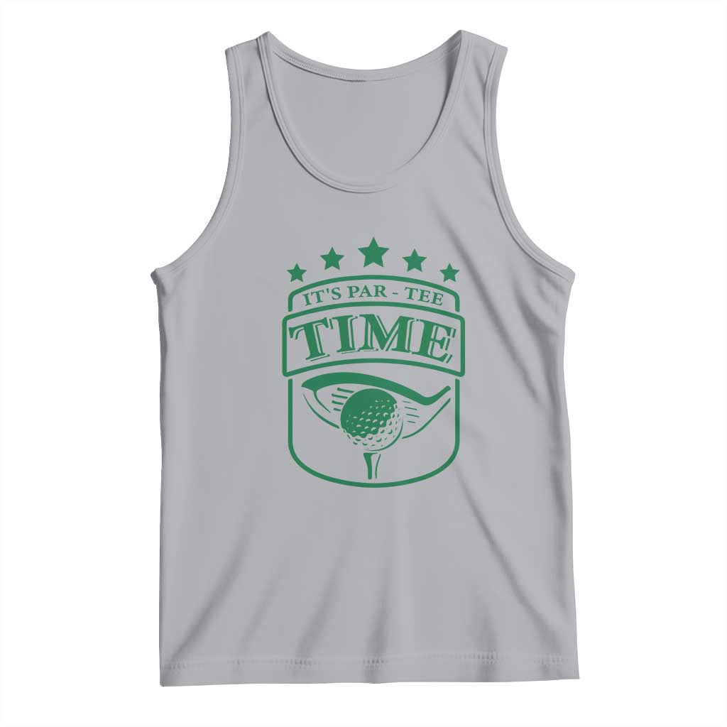 Funny Golf Lover Tank Top Let's Par - Tee Golfing Pun TS11 Athletic Heather Print Your Wear